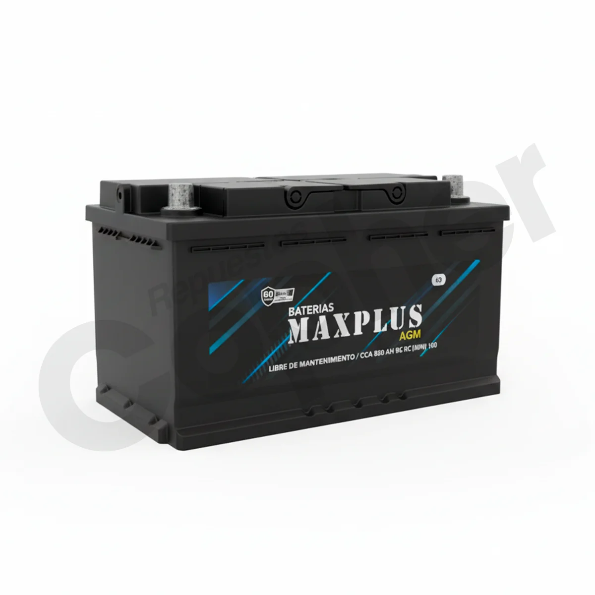 BATERIA MAXPLUS 49 AGM 850CCA 90AH - Imagen 2