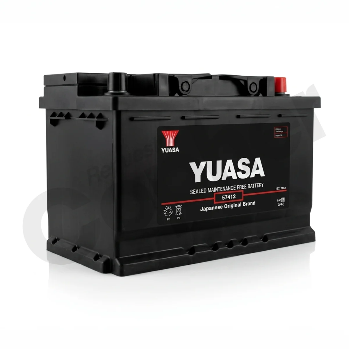BATERIA YUASA 57412 SMF 700CCA 74AH - Imagen 2